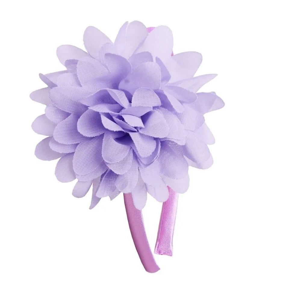 Big Flower Girls Headband – Multi-Layer Princess Hairband