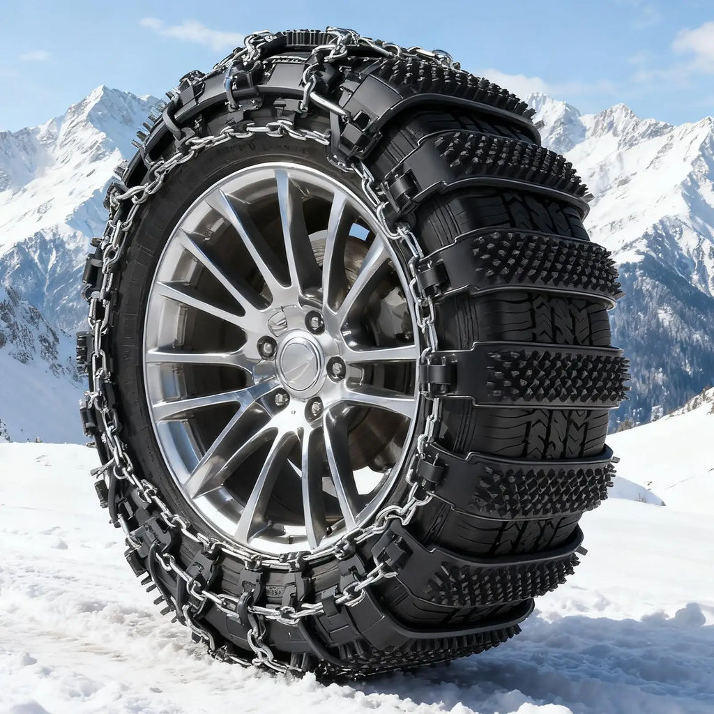 10-Pack Heavy-Duty TPU Snow Tire Chains – Anti-Slip 16–27.5cm