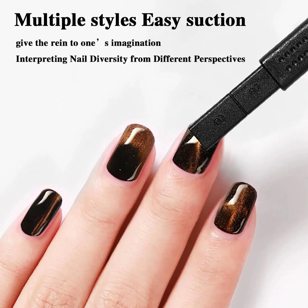 Double-Headed Cat Eye Nail Magnet 3D Tool for Gel Polish Art