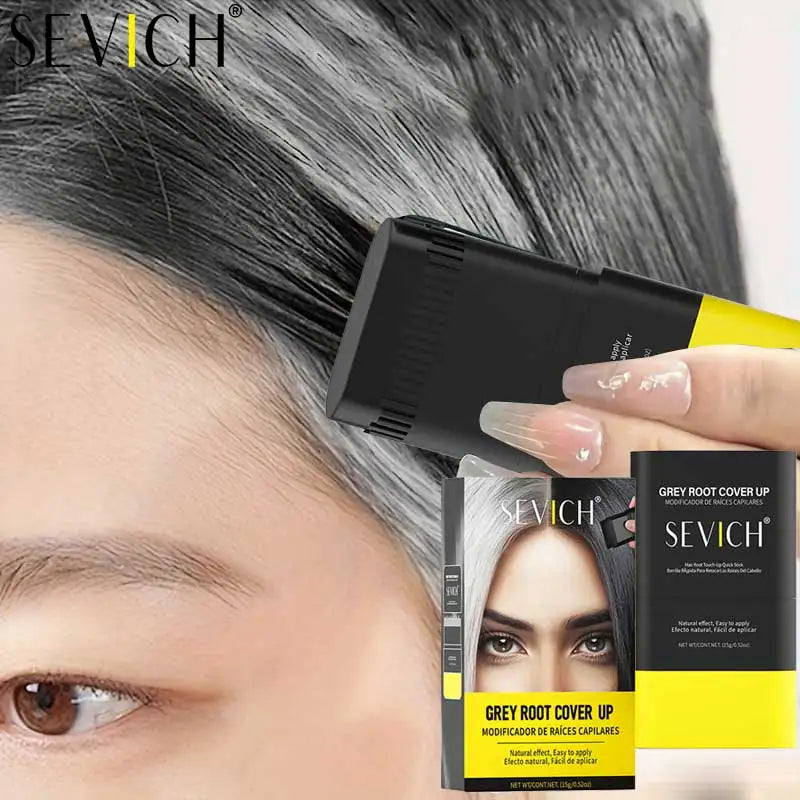 Sevich Beard Dye Stick – Waterproof Gray Coverage, 3 Colors