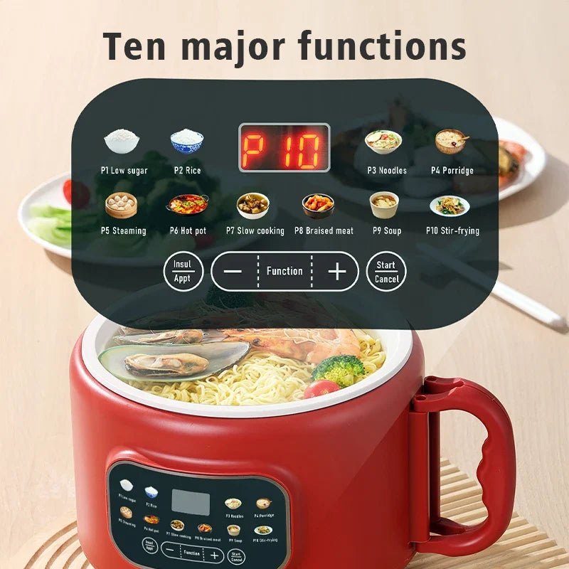 DUTRIEUX 3L Electric Rice Cooker – Timer & 24H Keep Warm