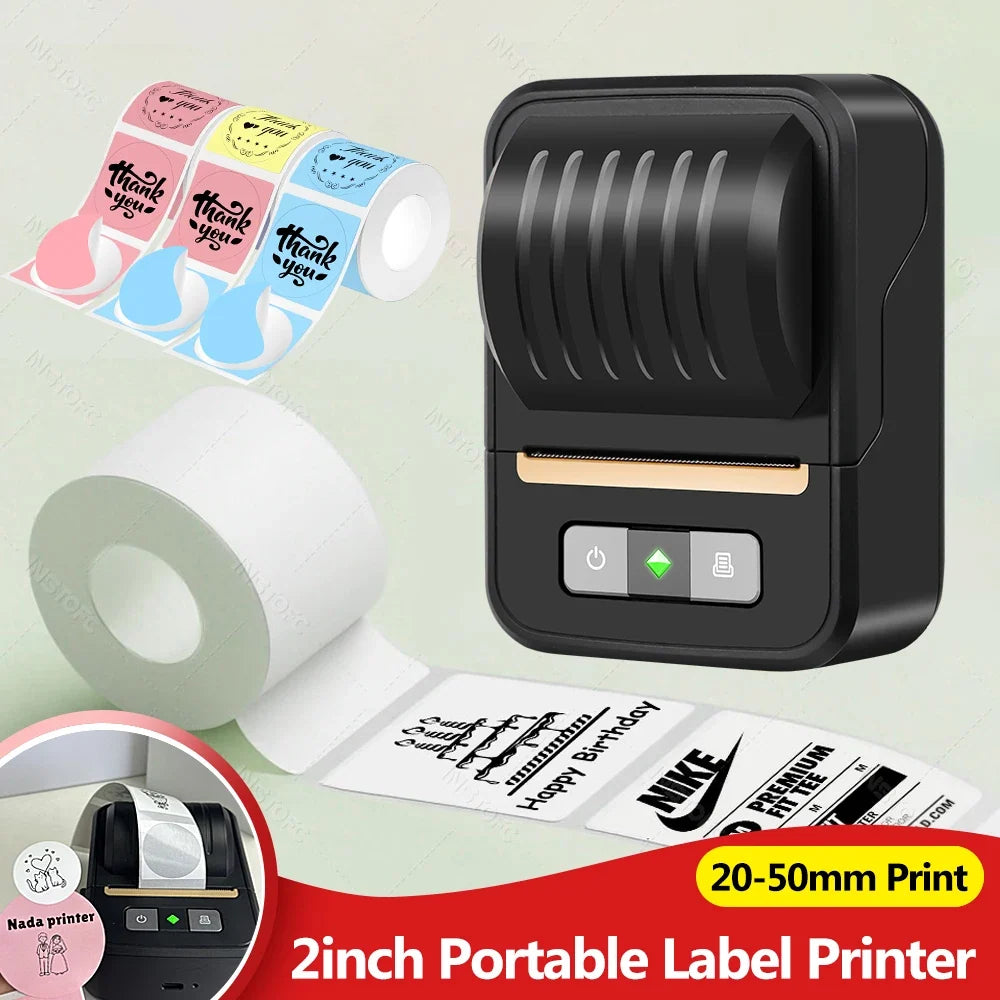 NiiMbot N20 Bluetooth Mini Label Printer – Thermal, Ink-Free