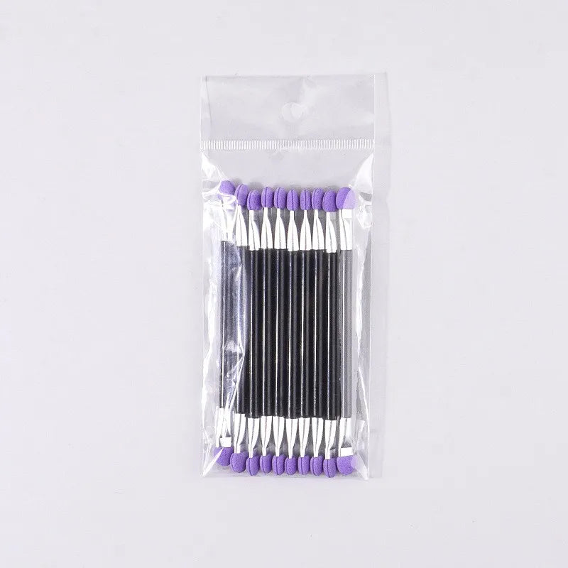 Sponge Eyeshadow Applicator Brush Set 10/50 Pcs – Double Head
