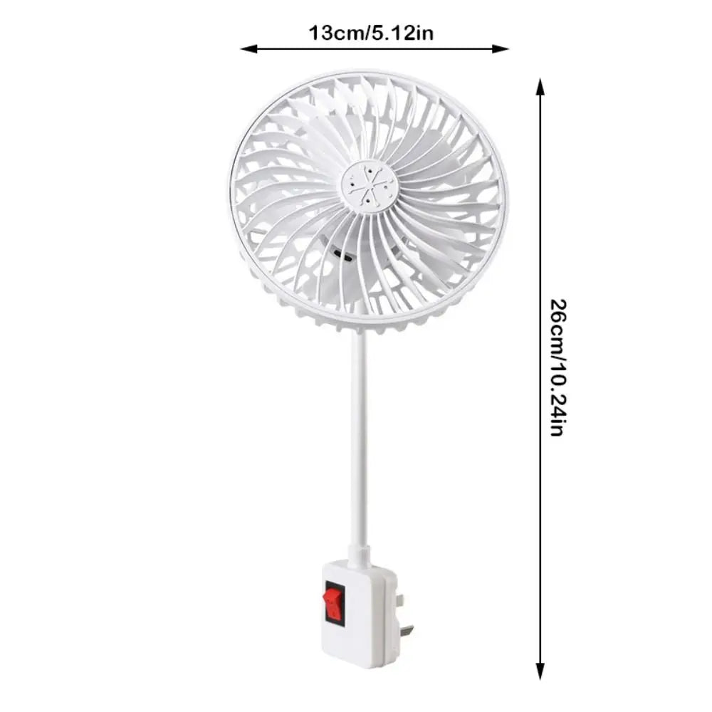 360° Rotatable Wall Socket Fan | Low Noise, Energy Saving