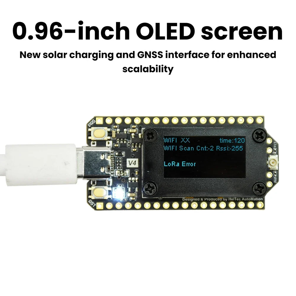 WiFi LoRa 32 V4 ESP32-S3R2 IoT Dev Board | 0.96" OLED