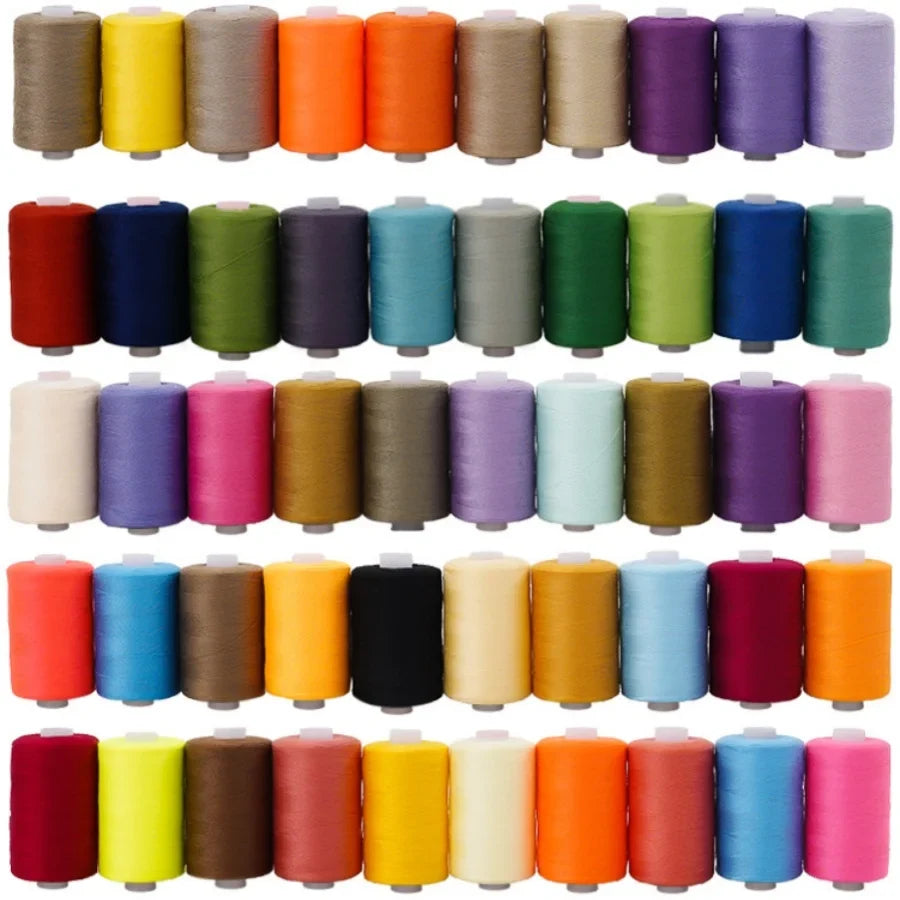 98-Color 402 Polyester Sewing Thread Set – 1000 Yds/Spool