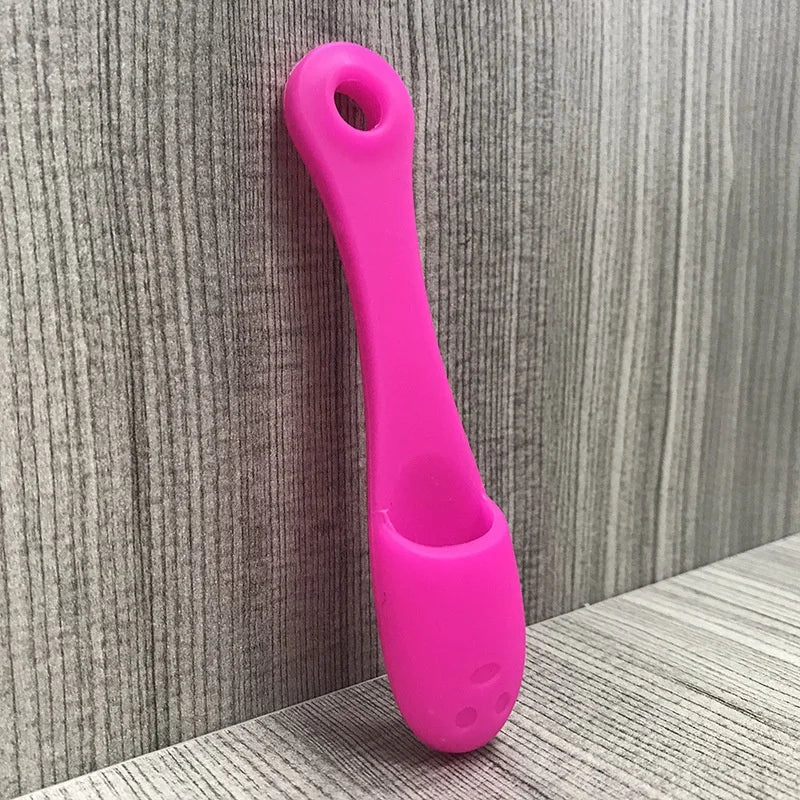 Soft Silicone Cat & Dog Chin Brush – Finger Grooming Scrubber