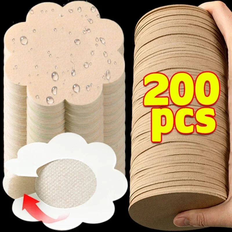 Nipple Cover Stickers Women Invisible Self-Adhesive Breast Pasties