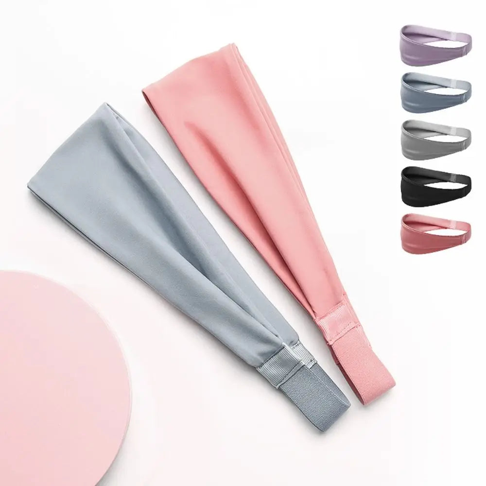 Elastic Yoga Headband – Non-Slip Widened Sports Turban Unisex