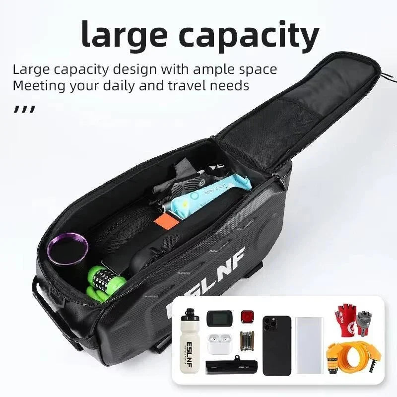 17L Hard Shell Waterproof Bike Rear Rack Bag – MTB & E-Bike