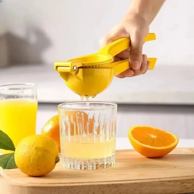 Manual Lemon Squeezer Clip – Mini Portable Aluminum Hand Juicer