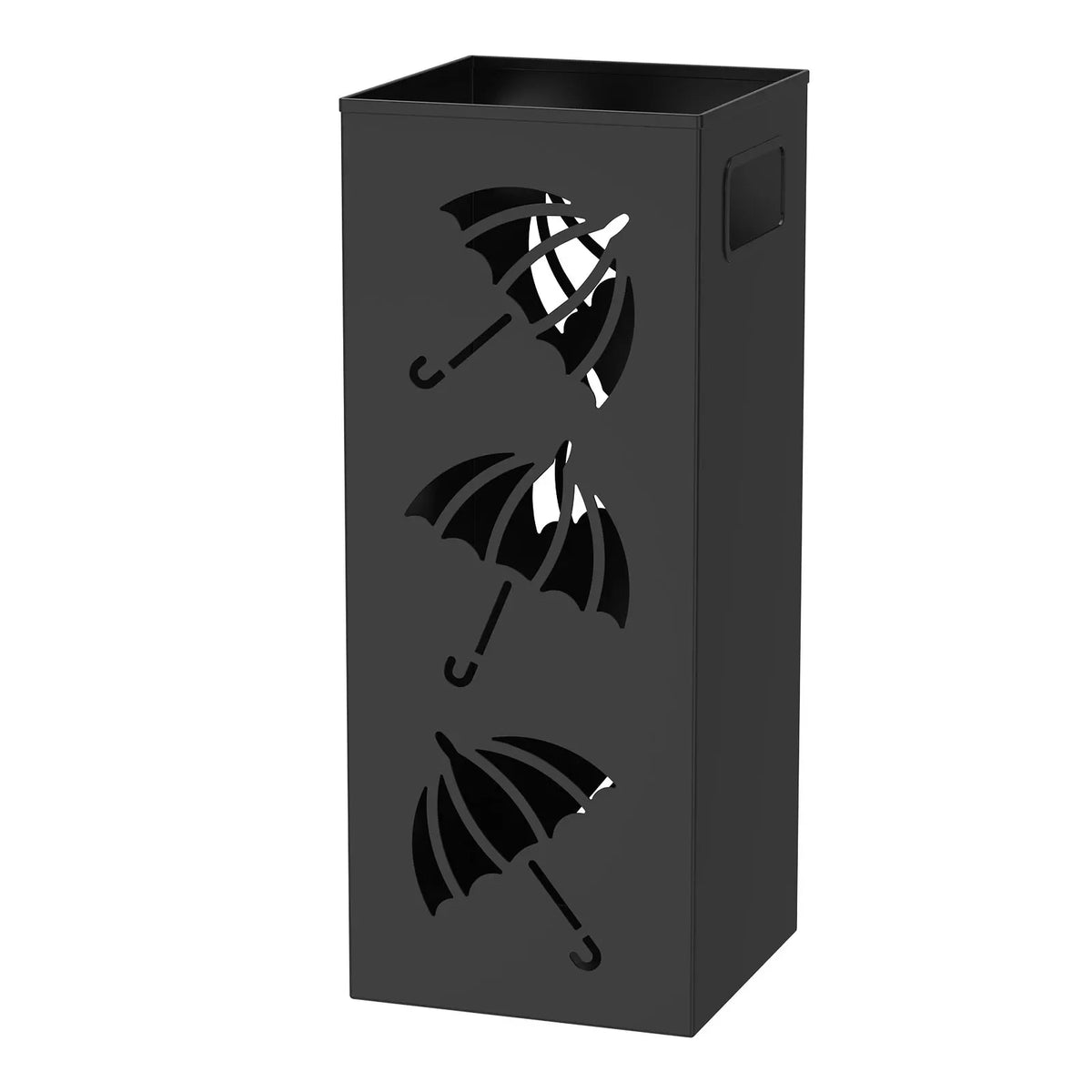 Metal Hollow Umbrella Stand with Handle – Modern Organizer