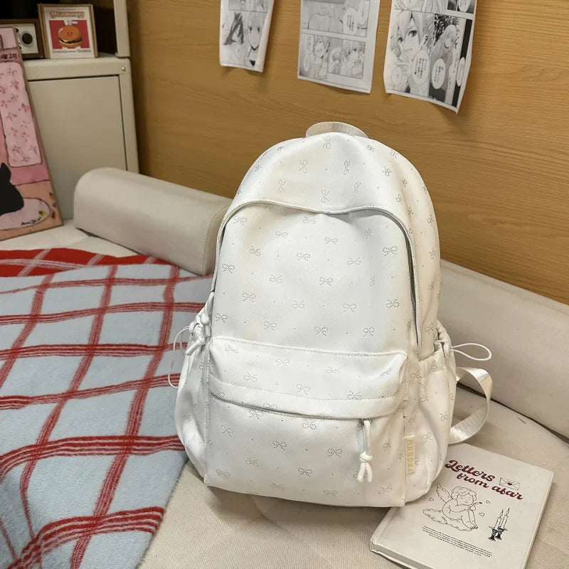 Korean Style Casual Backpack – Large Capacity Lightweight School Bag