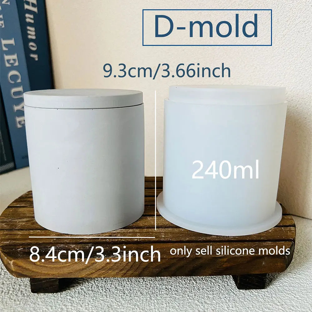 Silicone Lava Jar Mold – DIY Candle, Planter & Resin Casting