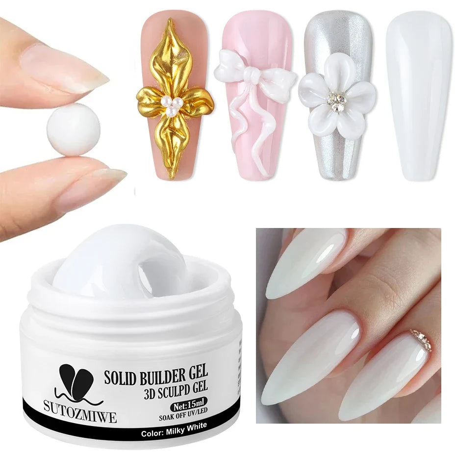 Full Beauty 15ml UV Builder Gel – Nail Extension & 3D Sculpting