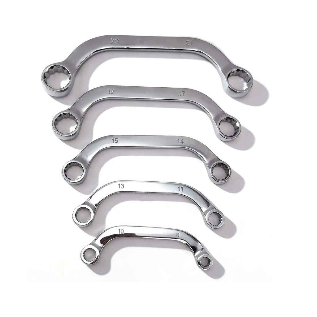 12-Point Metric Half Moon Wrench Set 8mm–22mm | 5 Piece