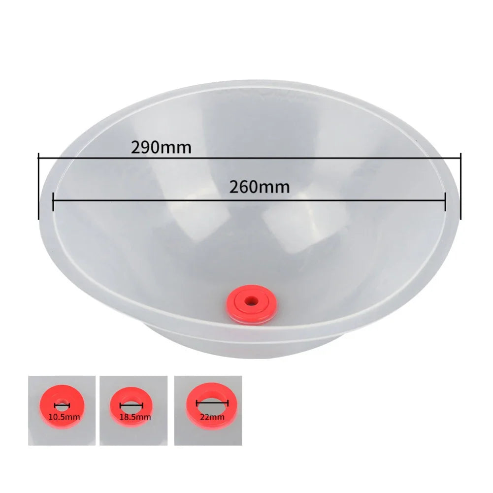 DAZZLEEX Drill Dust Collector Bowl for Hole Cutter – 3 Sizes
