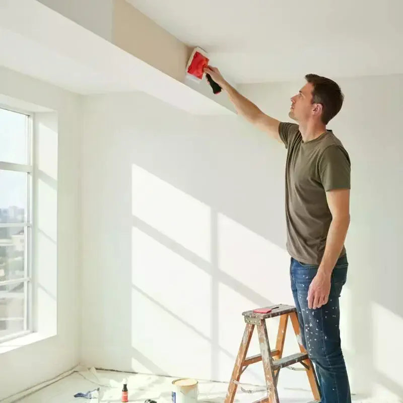 Latex Paint Edger Brush – Wall & Ceiling Corner Trimmer