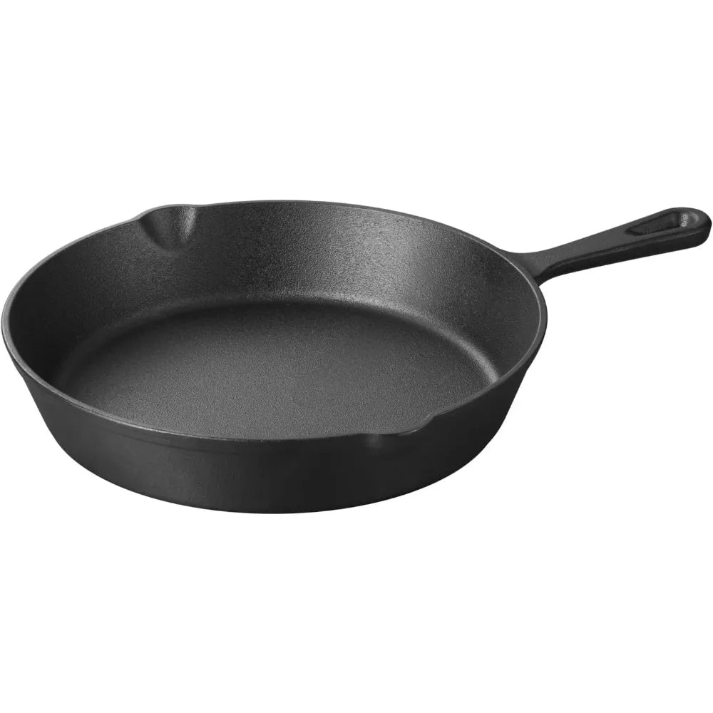 FEB.WIND Cast Iron Skillet Non-Stick Frying Pan & Griddle