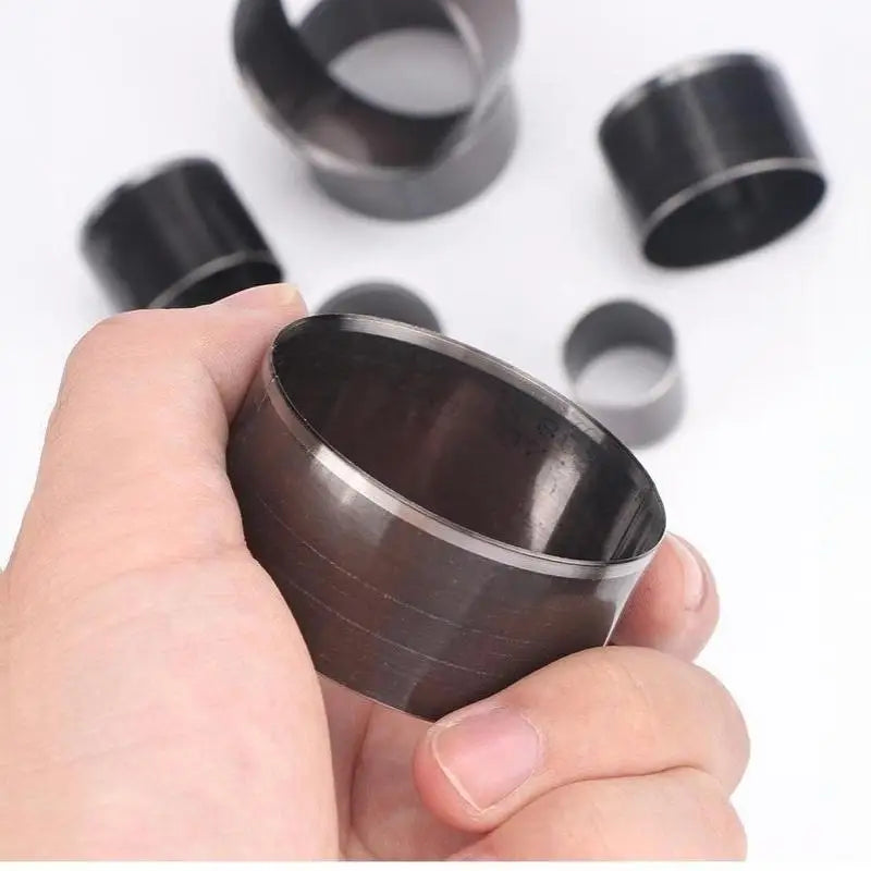 7-Piece Round Leather Punch Die Set – Carbon Steel Cutter 20–50mm