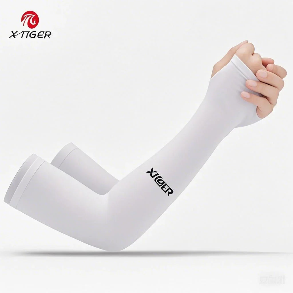 X-TIGER Ice Silk Arm Sleeves – UV Protection for Sports