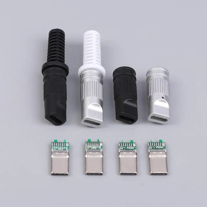 USB 3.1 24-Pin Type-C Male Solder Plug DIY Repair 2/5 Pack