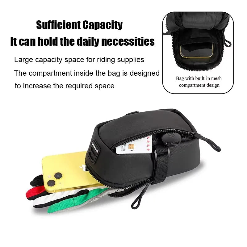 Ultralight Waterproof Bike Saddle Bag – MTB Seat Storage Pouch