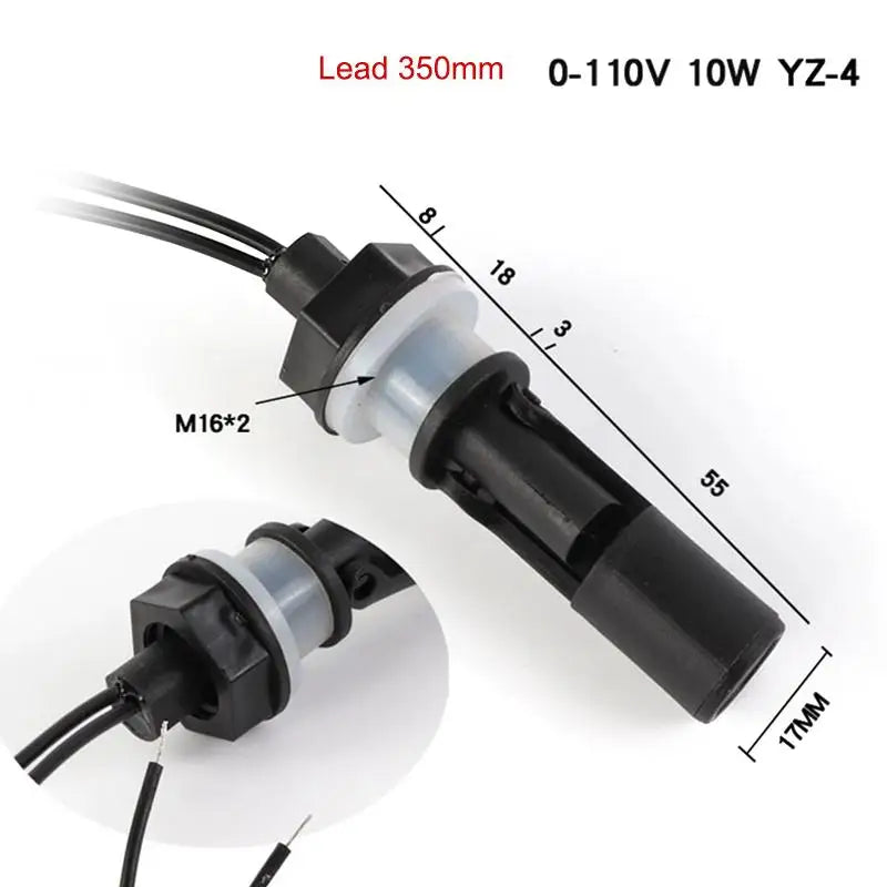 PP Horizontal Float Switch – Side Mount Water Level Sensor