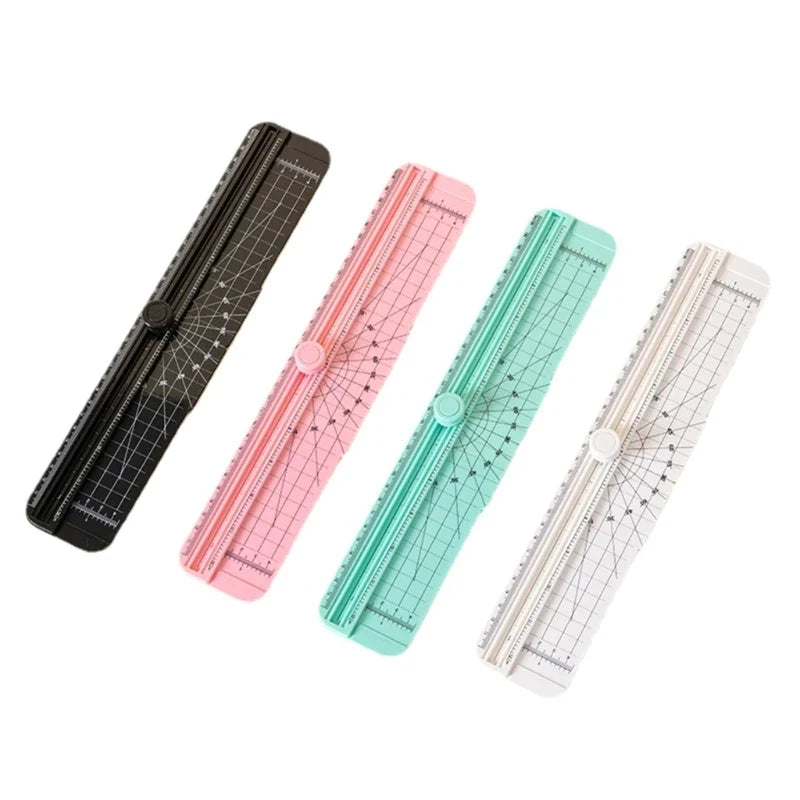 Paper Photo Trimmer with Side Ruler – Scrapbooking Cutter Tool