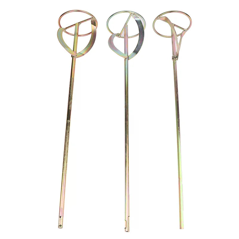 S-Shape Paint & Mortar Mixer Drill Attachment – Metal Stirring Rod