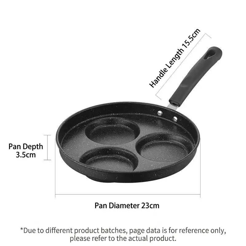 Nonstick Multi-Cavity Frying Pan 1/3/4/7 Hole Breakfast Pan