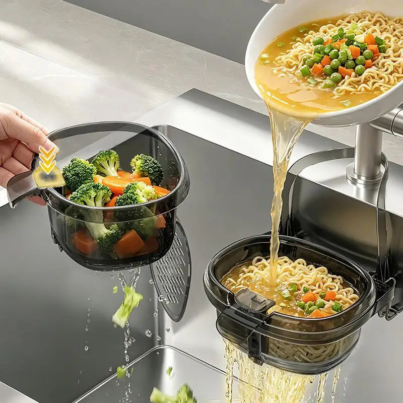 Sink Hanging Drain Basket – BPA-Free Acrylic Kitchen Colander
