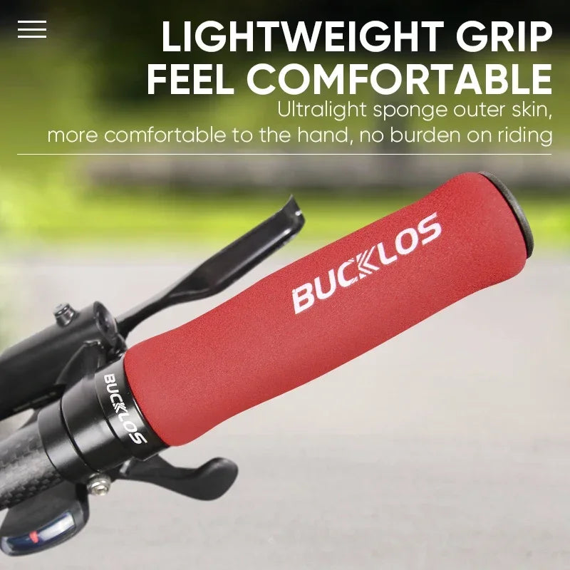 BUCKLOS MTB Bike Grips – Soft Sponge Handlebar Covers