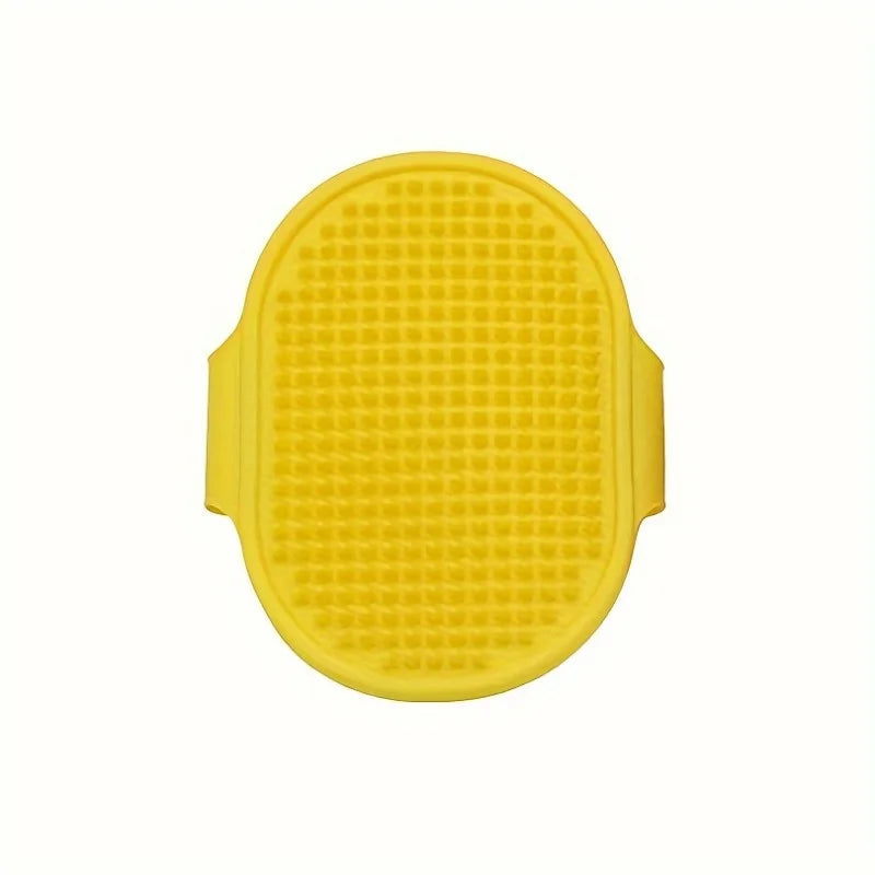 Silicone Pet Bath Brush – Cat & Dog Grooming Massage Comb