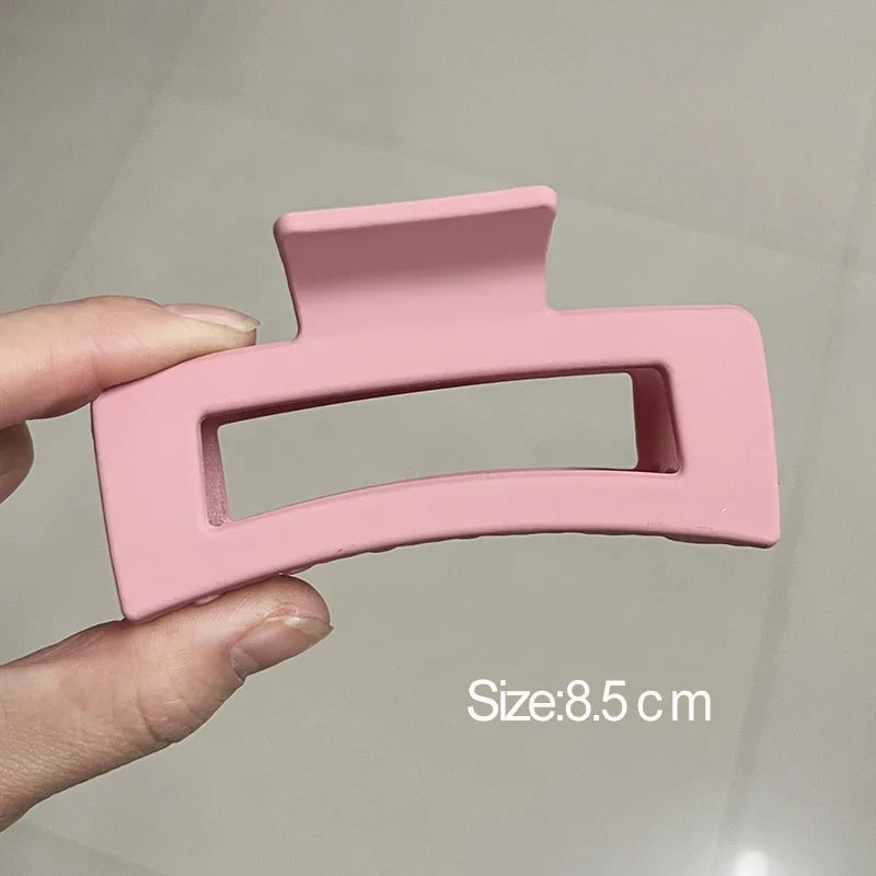 Large Acrylic Hair Claw Clip – Korean Geometric Barrette