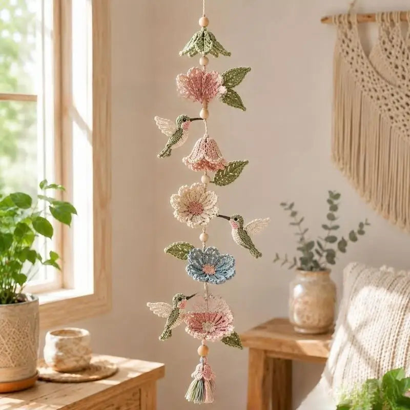 DIY Crochet Beginner Kit – Handmade Animal Hanging Decor Set