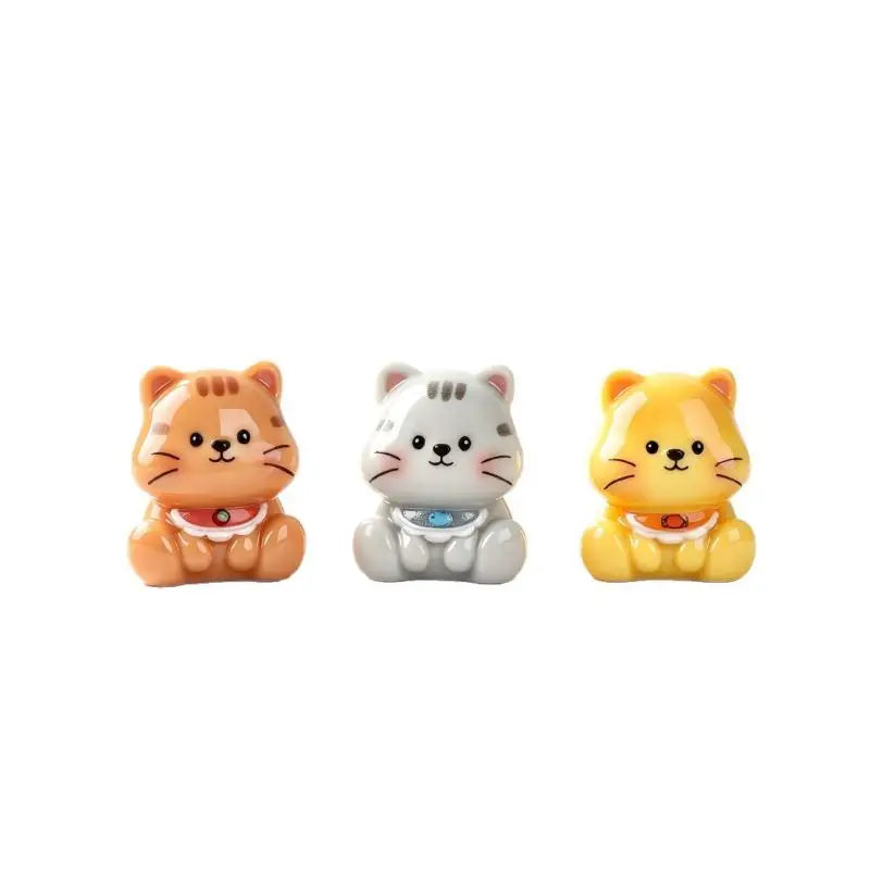 Mini Cat Figurines 6-Piece Set – Kitten Home & Desk Decor