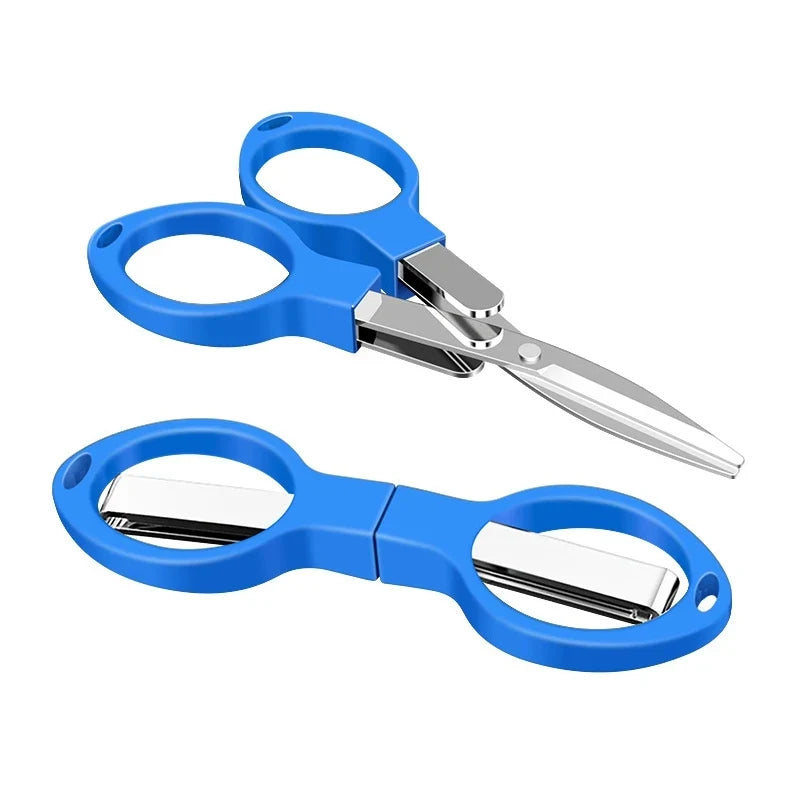 Stainless Steel Folding Scissors – Portable Travel Cutting Tool