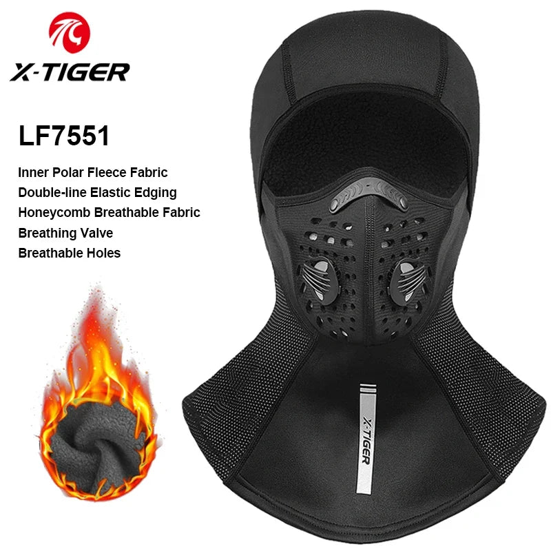 X-TIGER Winter Balaclava Full Face Mask – Windproof Cycling Ski
