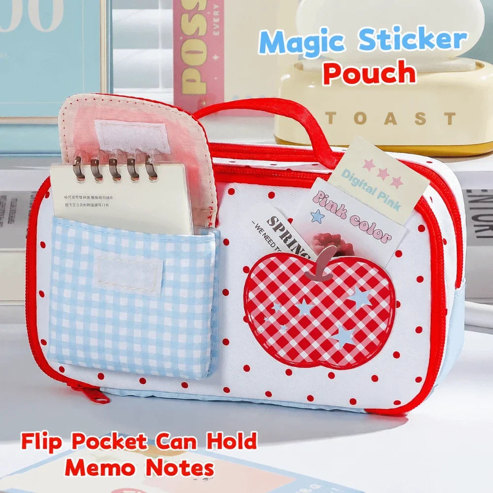 Kawaii Large Capacity Pencil Case 9-Layer Divided Pouch