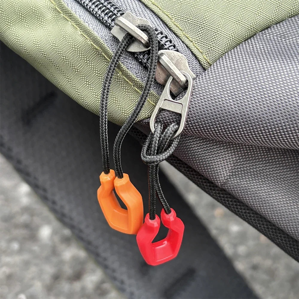 6Pcs Luminous Zipper Pullers for Backpack, Jacket & Tent