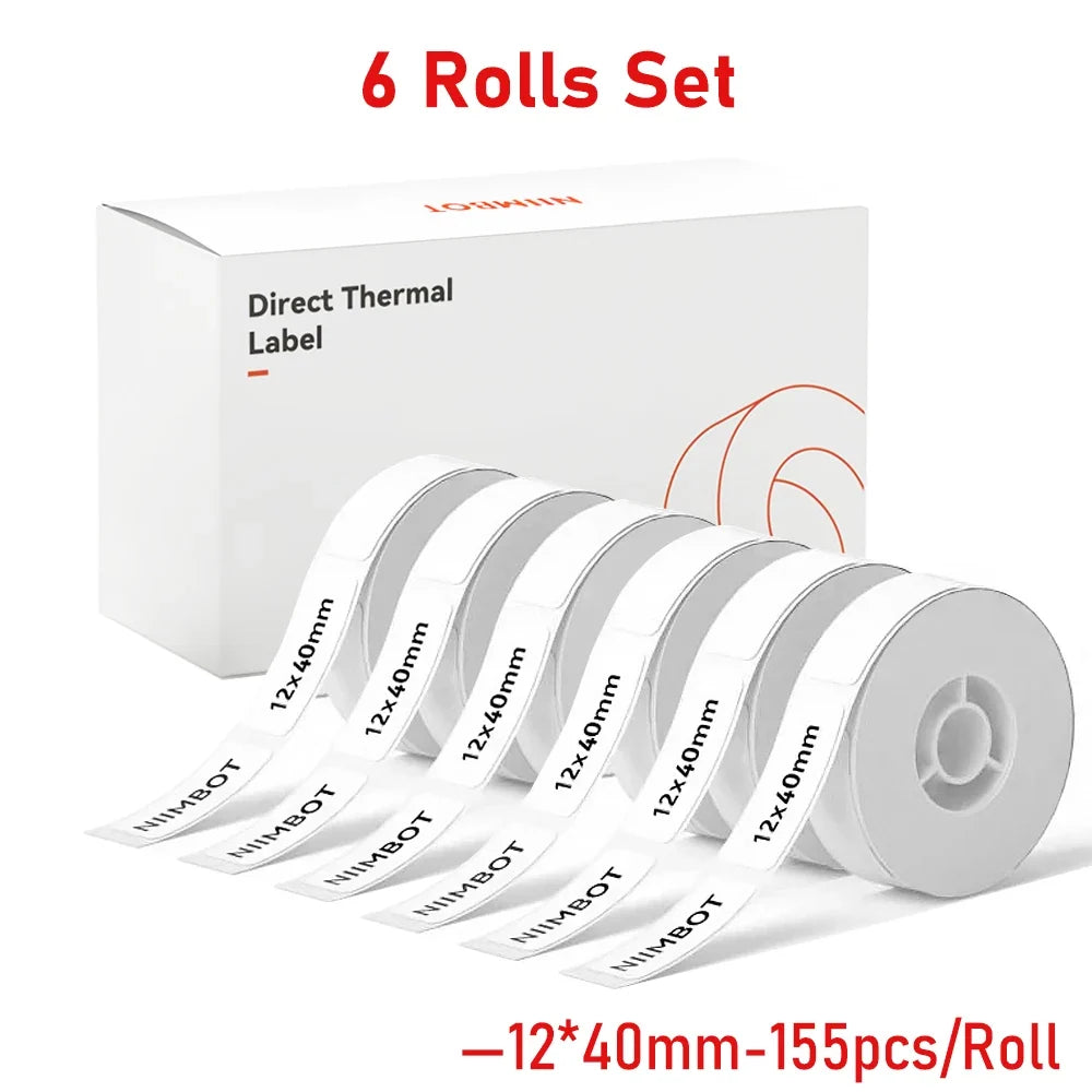 Niimbot Thermal Label Paper Roll – B1 B21 B3S D110 Compatible