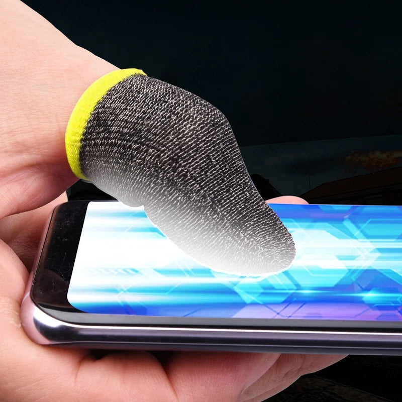 Gaming Finger Sleeves – Sweat-Proof Touchscreen Cover 2/4pc
