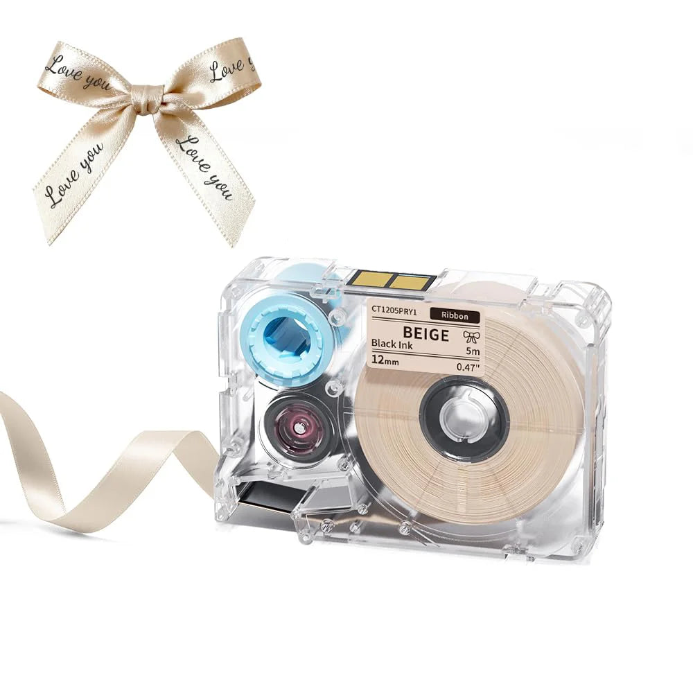 Phomemo A30 P15 Satin Fabric Ribbon Cartridges 12mm DIY Crafts