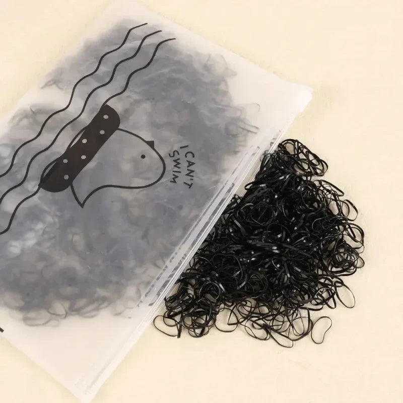 1000pcs Colorful Elastic Hair Bands – Ponytail Holders