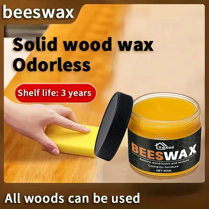 Beeswax Wood Furniture Polish & Floor Care Wax – Waterproof