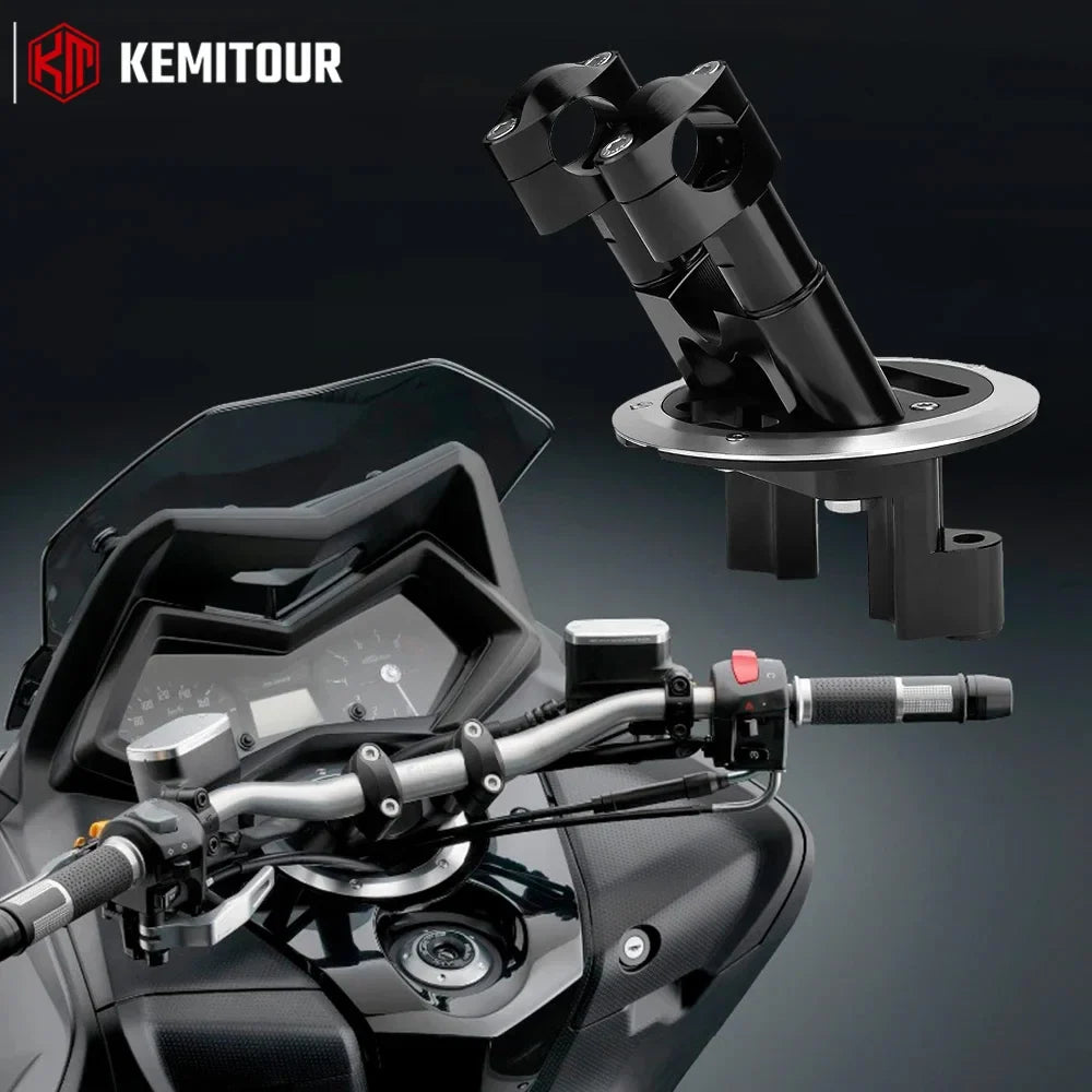 Yamaha TMAX 500/530 CNC Aluminum Handlebar Riser Kit | KEMITOUR