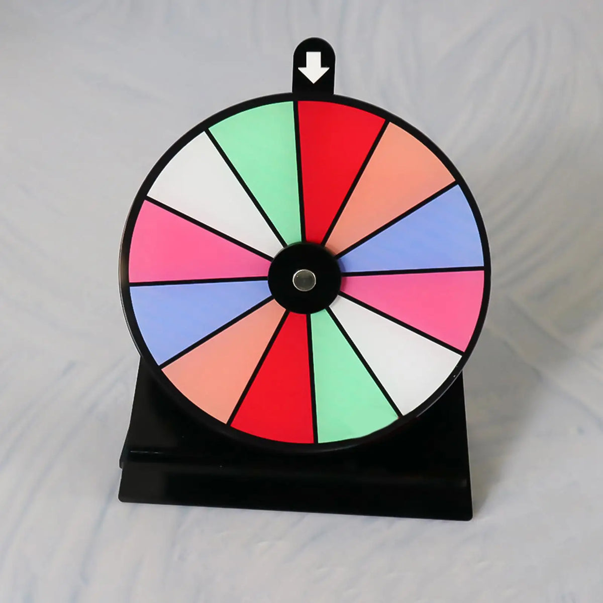 Prize Wheel Spinner with Stand – 12-Slot Erasable Roulette