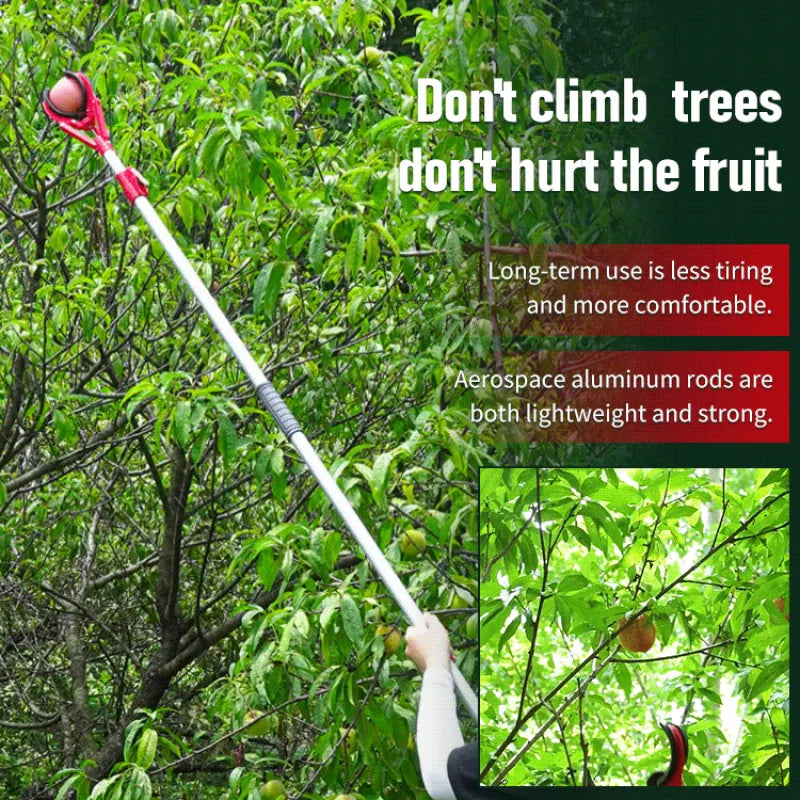 Soft Rubber 3-Claw Fruit Picker – Orchard Harvesting Tool