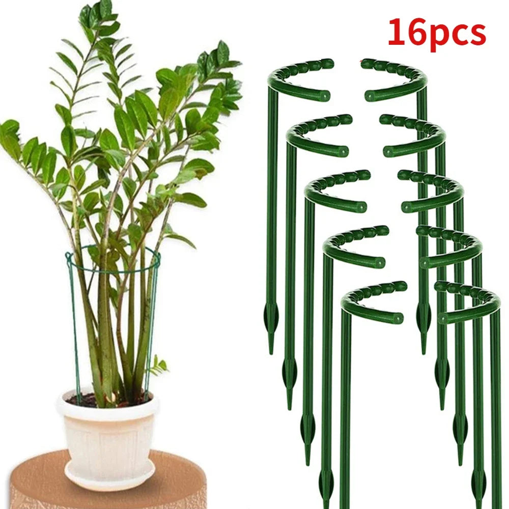 T-Shaped Plant Support Stakes | Garden Pot Rack Set 4/8pc